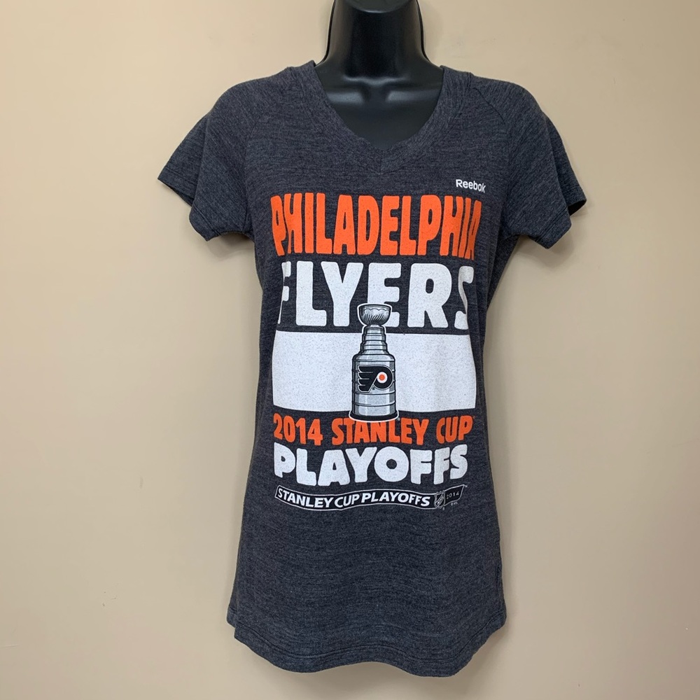 Reebok Flyers V Neck Gray Tee